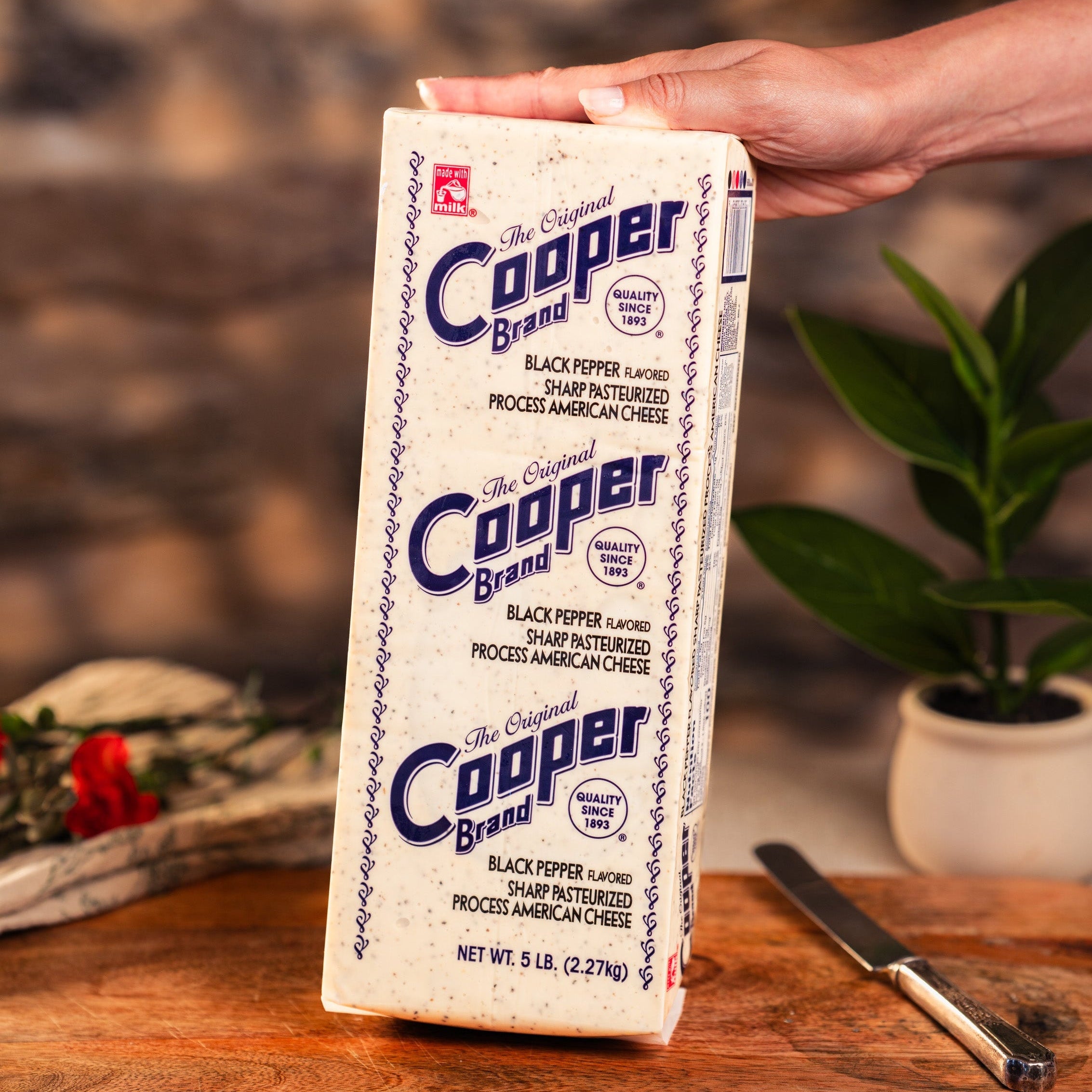 Cooper Sharp Black Pepper American Cheese
